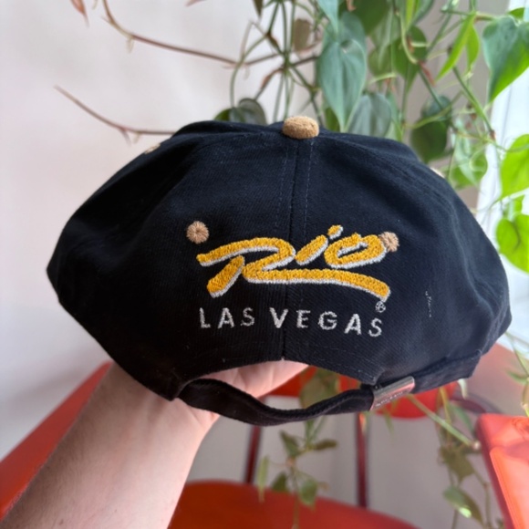 vintage MASQUERADE VILLAGE RIO LAS VEGAS CASINO Promo hat baseball cap strapback - Picture 6 of 9